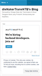 Mobile Screenshot of disnakertransntb.wordpress.com