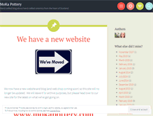 Tablet Screenshot of mokapottery.wordpress.com