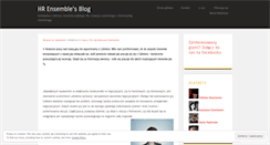 Desktop Screenshot of hrensemble.wordpress.com