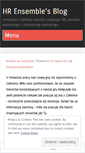 Mobile Screenshot of hrensemble.wordpress.com