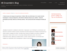 Tablet Screenshot of hrensemble.wordpress.com