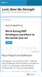 Mobile Screenshot of beermestrength.wordpress.com