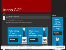 Tablet Screenshot of idahogop.wordpress.com