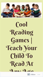 Mobile Screenshot of coolreadinggames.wordpress.com