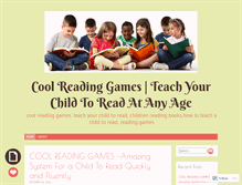 Tablet Screenshot of coolreadinggames.wordpress.com