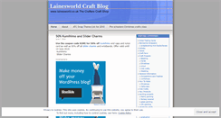 Desktop Screenshot of lainesworldblog.wordpress.com