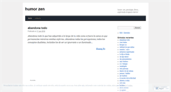 Desktop Screenshot of humorzen.wordpress.com
