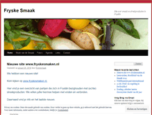 Tablet Screenshot of fryskesmaak.wordpress.com