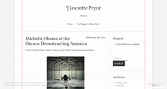 Desktop Screenshot of jeanettempryorwriter.wordpress.com