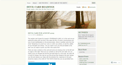 Desktop Screenshot of devilcardreadingsphilipfharris.wordpress.com