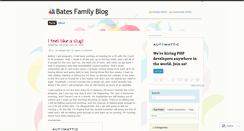 Desktop Screenshot of batesfamilyblog.wordpress.com