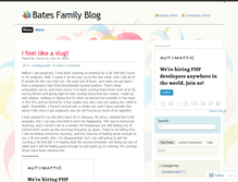 Tablet Screenshot of batesfamilyblog.wordpress.com