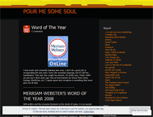 Tablet Screenshot of pourmesomesoul.wordpress.com