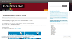 Desktop Screenshot of floricrea.wordpress.com