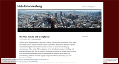 Desktop Screenshot of hubjohannesburg.wordpress.com