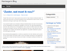 Tablet Screenshot of harriesgar.wordpress.com
