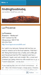 Mobile Screenshot of findingfoodinabq.wordpress.com