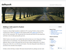 Tablet Screenshot of daffeysoft.wordpress.com