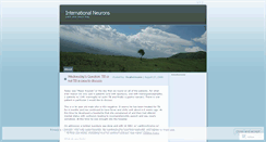 Desktop Screenshot of internationalneurons.wordpress.com