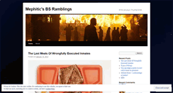 Desktop Screenshot of mephitic.wordpress.com