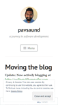 Mobile Screenshot of pavsaund.wordpress.com