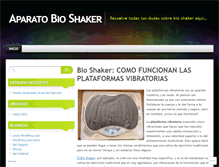 Tablet Screenshot of aparatobioshaker.wordpress.com