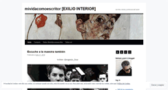 Desktop Screenshot of mividacomoescritor.wordpress.com