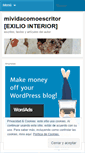 Mobile Screenshot of mividacomoescritor.wordpress.com