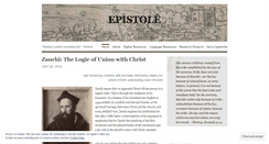 Desktop Screenshot of epistole.wordpress.com