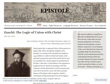 Tablet Screenshot of epistole.wordpress.com