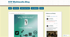 Desktop Screenshot of ccvmultimedia.wordpress.com
