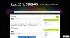 Desktop Screenshot of cefetredes2011.wordpress.com