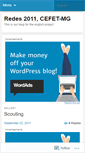 Mobile Screenshot of cefetredes2011.wordpress.com