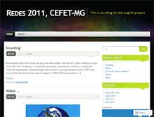 Tablet Screenshot of cefetredes2011.wordpress.com