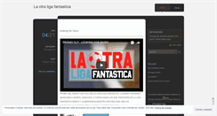 Desktop Screenshot of laotraligafantastica.wordpress.com