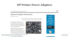 Desktop Screenshot of hppoweradapter.wordpress.com