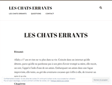 Tablet Screenshot of leschatserrants.wordpress.com