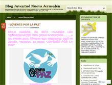 Tablet Screenshot of bendicion.wordpress.com