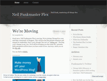 Tablet Screenshot of neilfunkmasterflex.wordpress.com