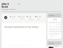 Tablet Screenshot of joelfrost.wordpress.com