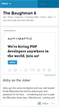 Mobile Screenshot of baughman6.wordpress.com