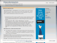 Tablet Screenshot of hdescolonizacionupt.wordpress.com