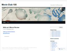 Tablet Screenshot of movieclub100.wordpress.com