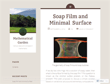 Tablet Screenshot of mathematicalgarden.wordpress.com