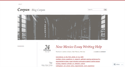 Desktop Screenshot of corpan.wordpress.com