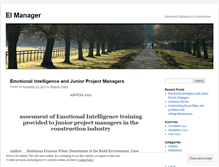 Tablet Screenshot of eimanager.wordpress.com