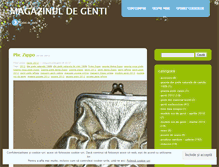 Tablet Screenshot of magazinuldegenti.wordpress.com