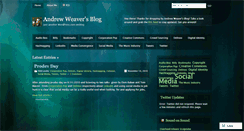 Desktop Screenshot of andreweaver.wordpress.com