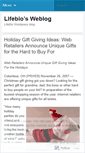 Mobile Screenshot of lifebio.wordpress.com