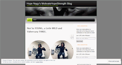 Desktop Screenshot of hopenagy.wordpress.com